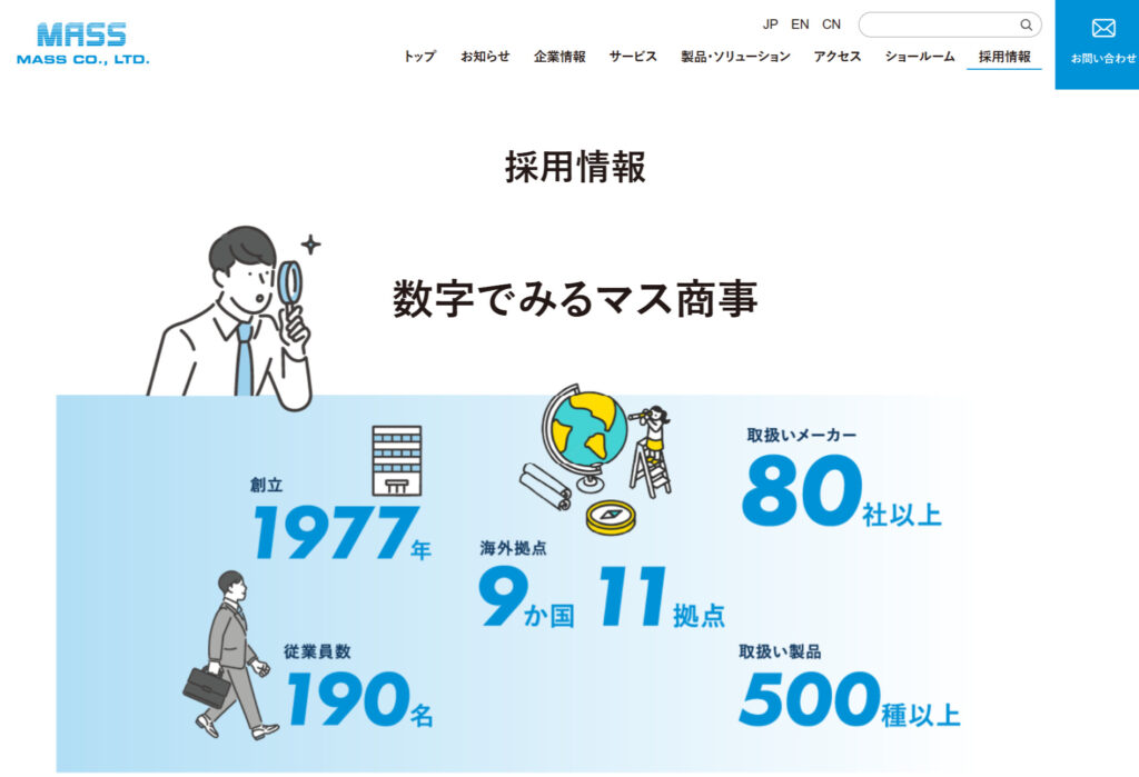 株式会社マス商事の採用情報