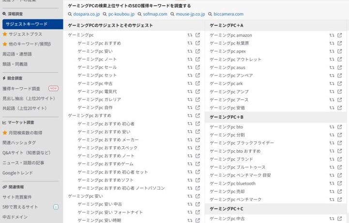 ラッコキーワード2