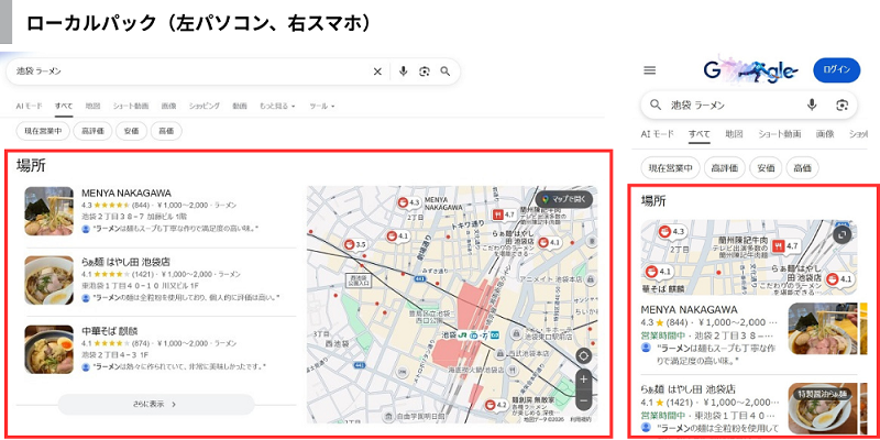 ローカルパックの画像