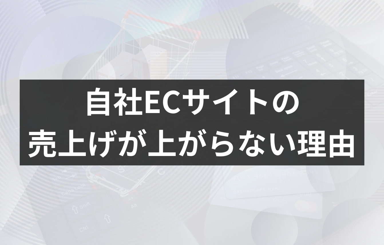 自社ECサイトの売上げが上がらない理由