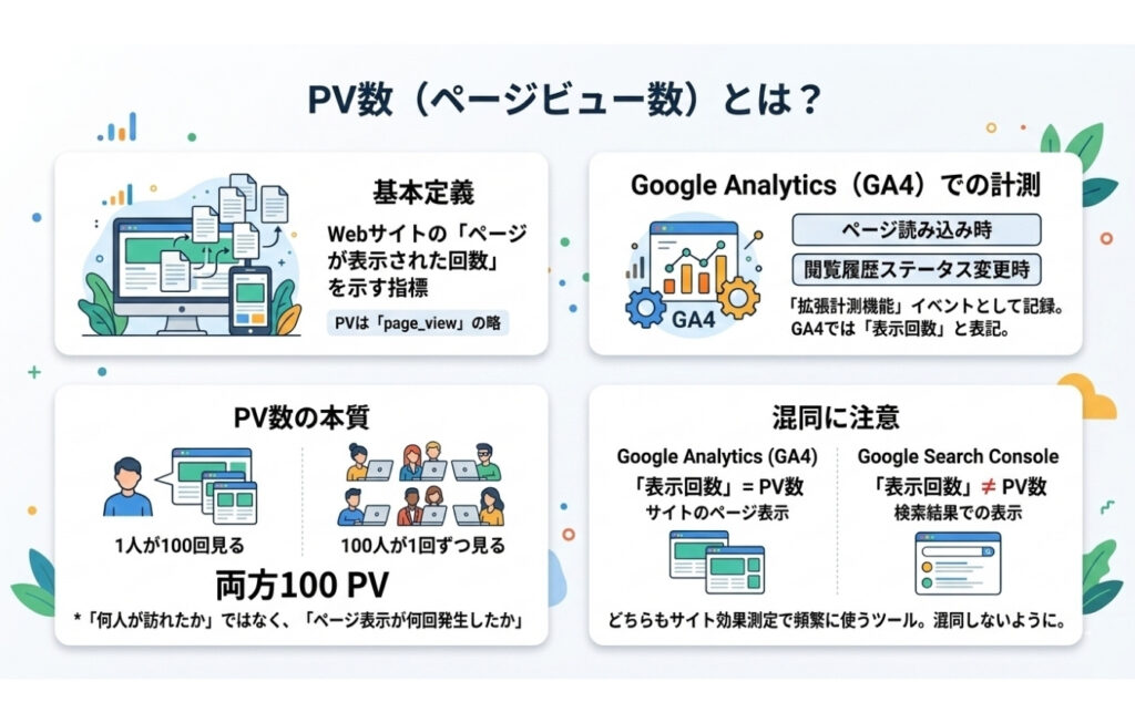 PV数（ページビュー数）とは？
