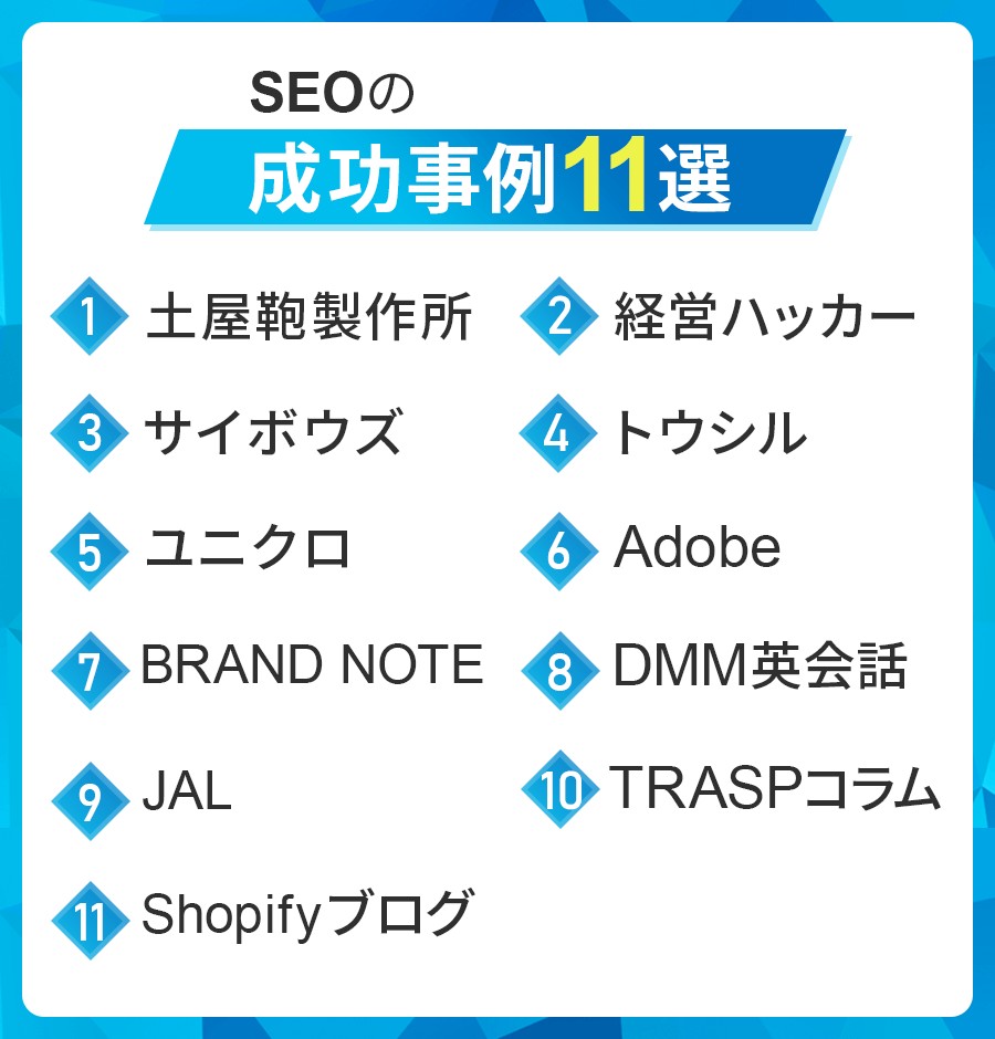 SEOの成功事例11選