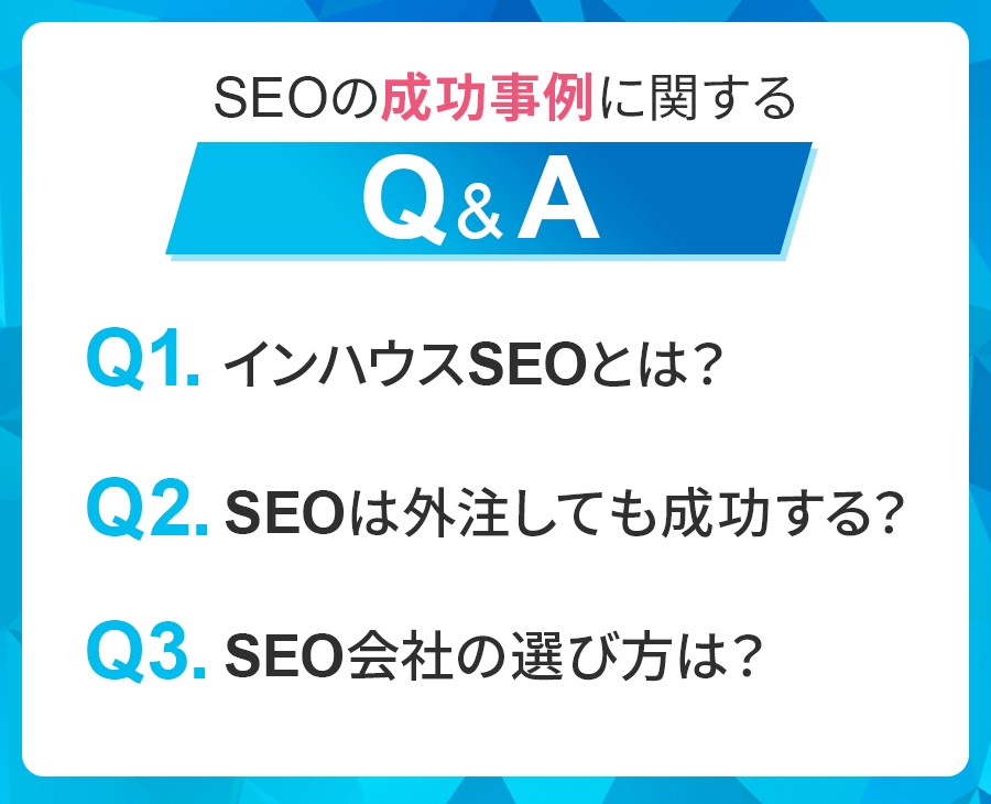 SEOの成功事例に関するQ&A