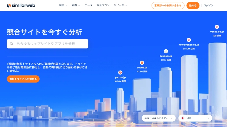 Similarwebの画像
