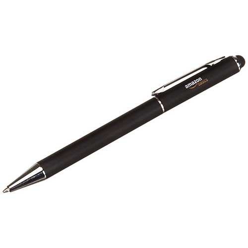 Amazonベーシック タッチペン Twist Pen Stylus (Black) – Rubber Tip