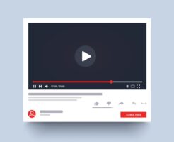 YouTubeの再生画面