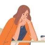 記事の外注先・代行に悩む女性